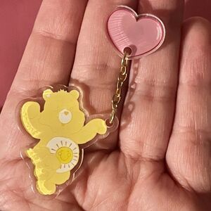 Care Bears Yellow Sun Catcher Brooch Pin